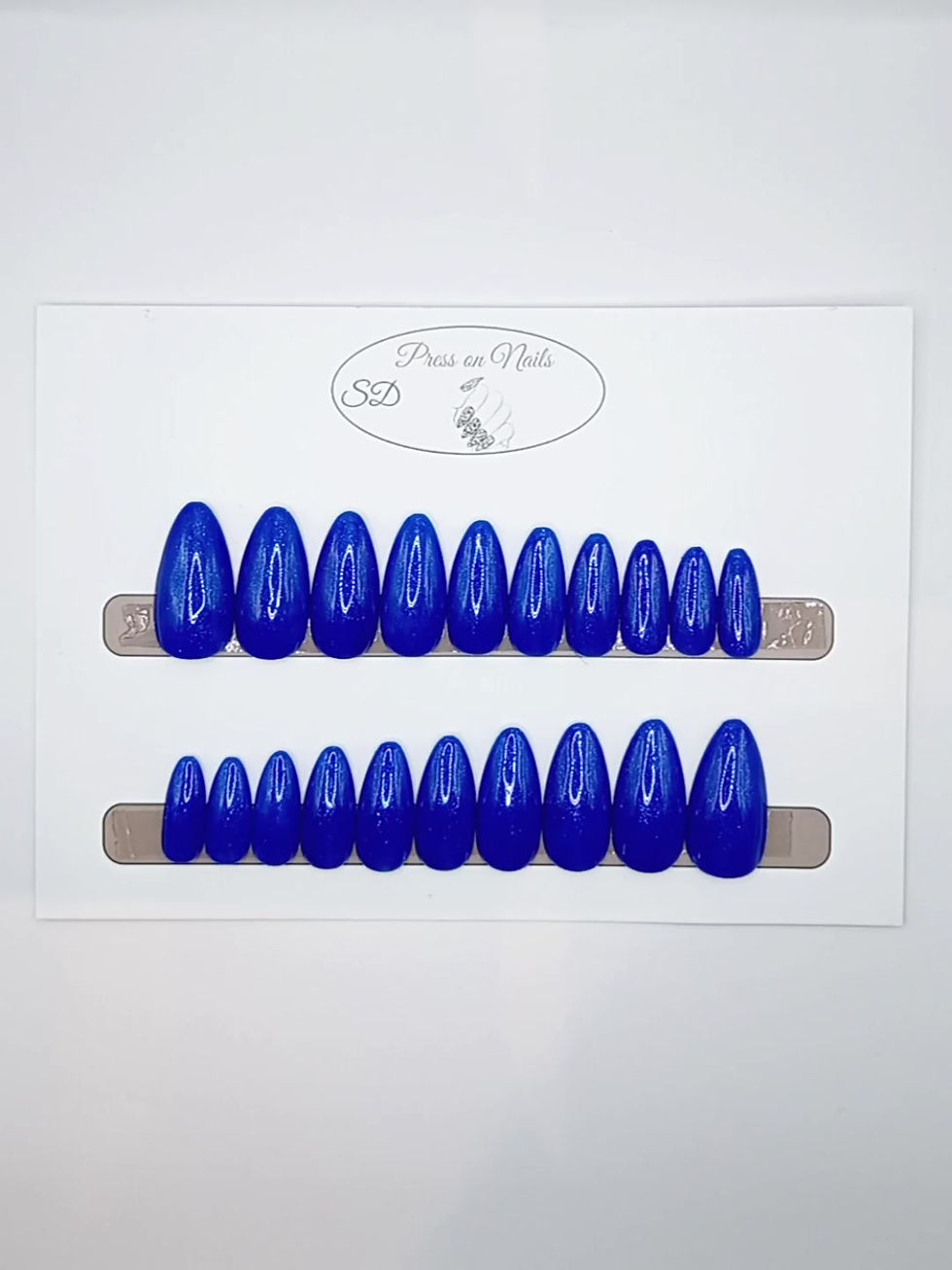 Thumbnail: B-214 - Lang Stiletto - Blauw - Basics