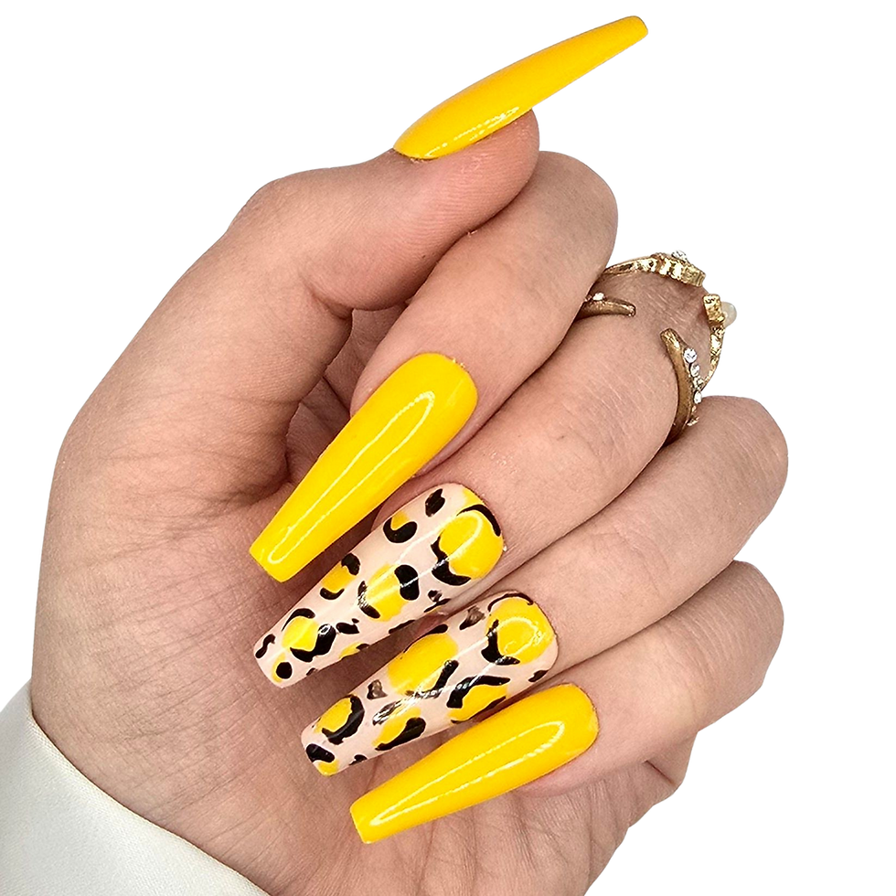 B-265 - XL Coffin - Geel Print - Basics