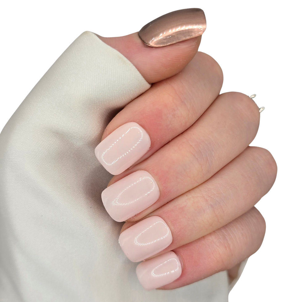 B-244 - Kort Recht - Nude Rose Gold - Basics