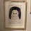 Thumbnail: Framed minimalist custom portrait hand-drawn on grass-fibre Misca paper.