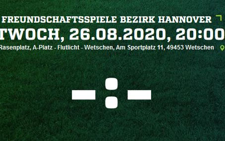 Testspiel gegen Wetschen findet in Oythe statt.