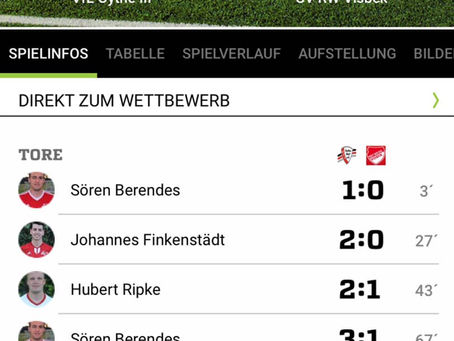 III. Herren verabschiedet sich mit Sieg gegen RW Visbek in die Winterpause