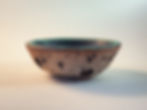 tiny moon bowl with stain