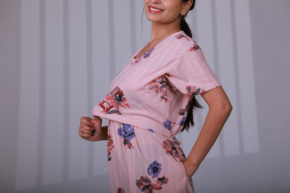 Thumbnail: Doria Maternity & Breastfeeding Maxi – Stylish Comfort with a Modern Touch