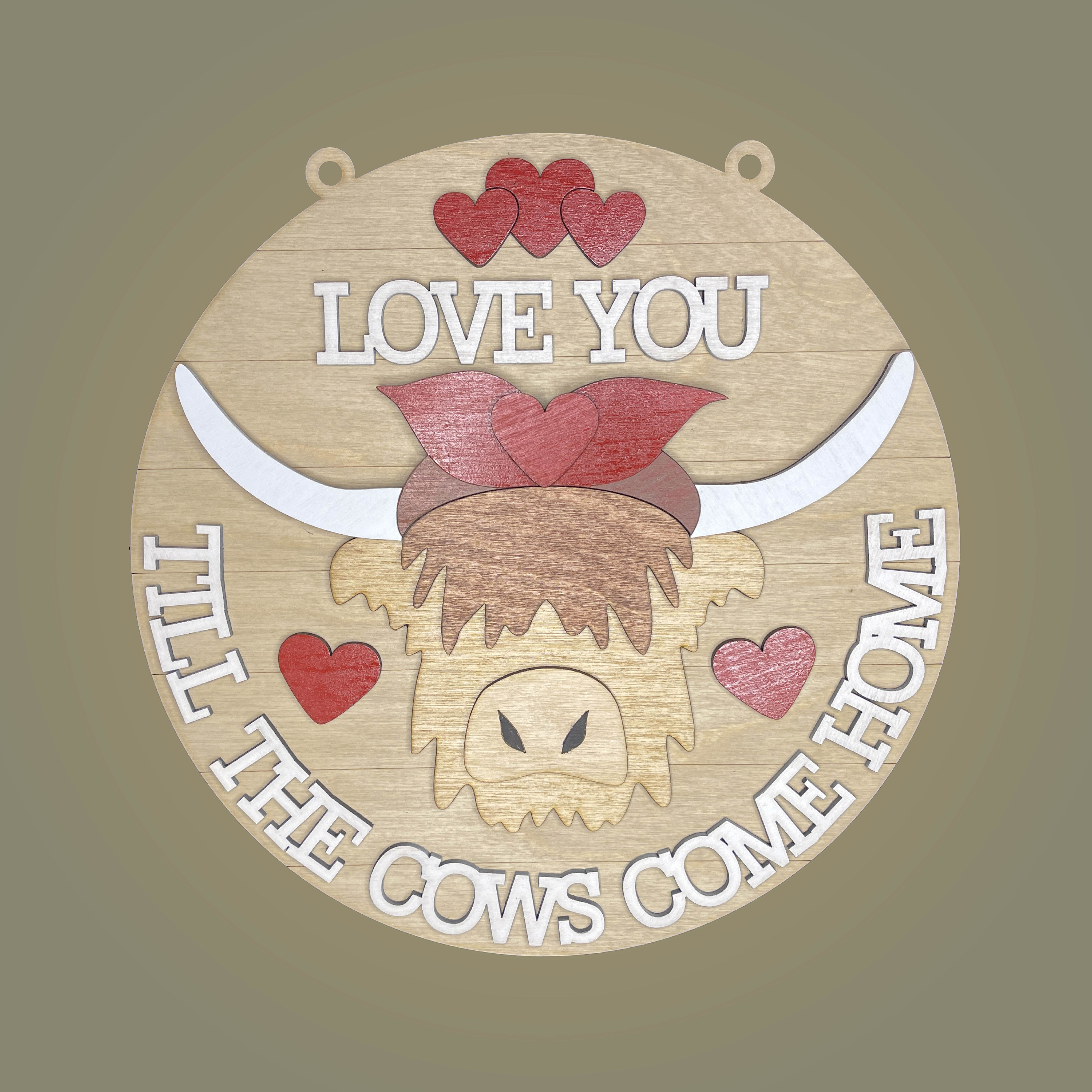 Fiona Highland Coo Sign