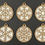 Thumbnail: Round Snowflake Ornaments (Set of 6)
