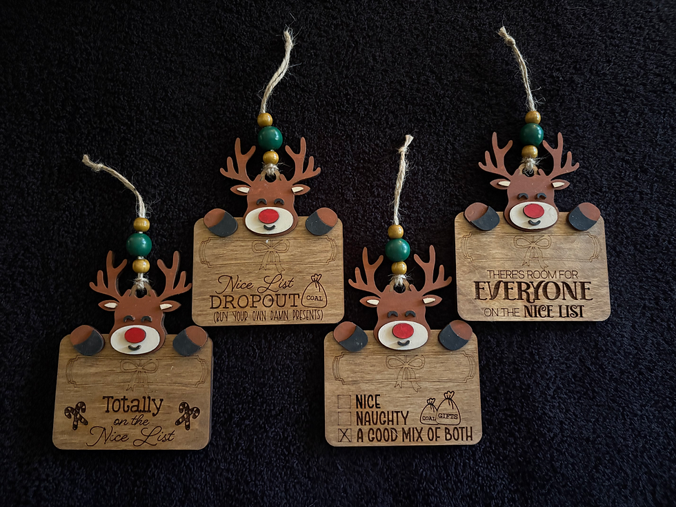 Thumbnail: Reindeer Gift Card or Money Holder Ornaments