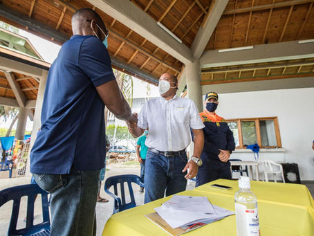 Entrega de muelle de lancheros Cotton Cay a la Autoridad Raizal