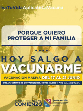 EPS Sanitas y Nueva EPS vacunarán masivamente habitantes de San Andrés