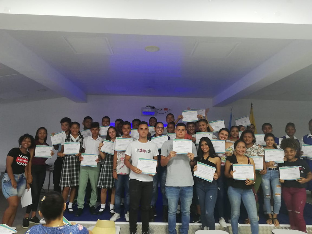 Estudiantes que participaron en San Andrés
