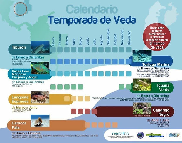 Temporada de Vedas en San Andrés