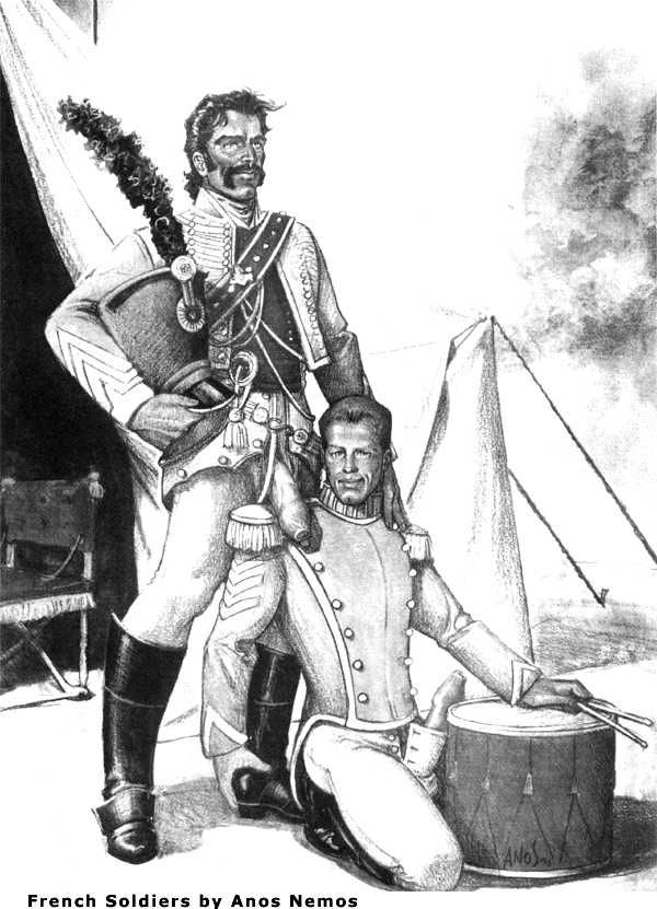 French Soldiers by Anos Nemos