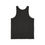 Miniatura: Back of charcoal gay tank top: minimalist, hugs your build, perfect for flexing.