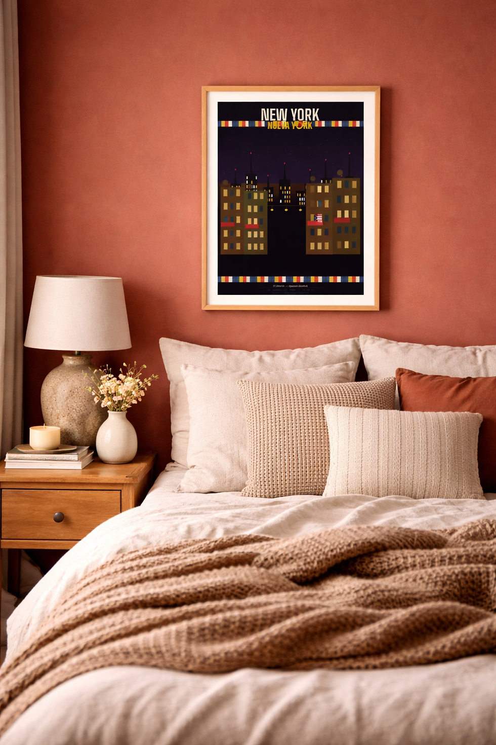 Thumbnail: New York — Original Latin Culture Art Print | Las Ciudades del Ritmo