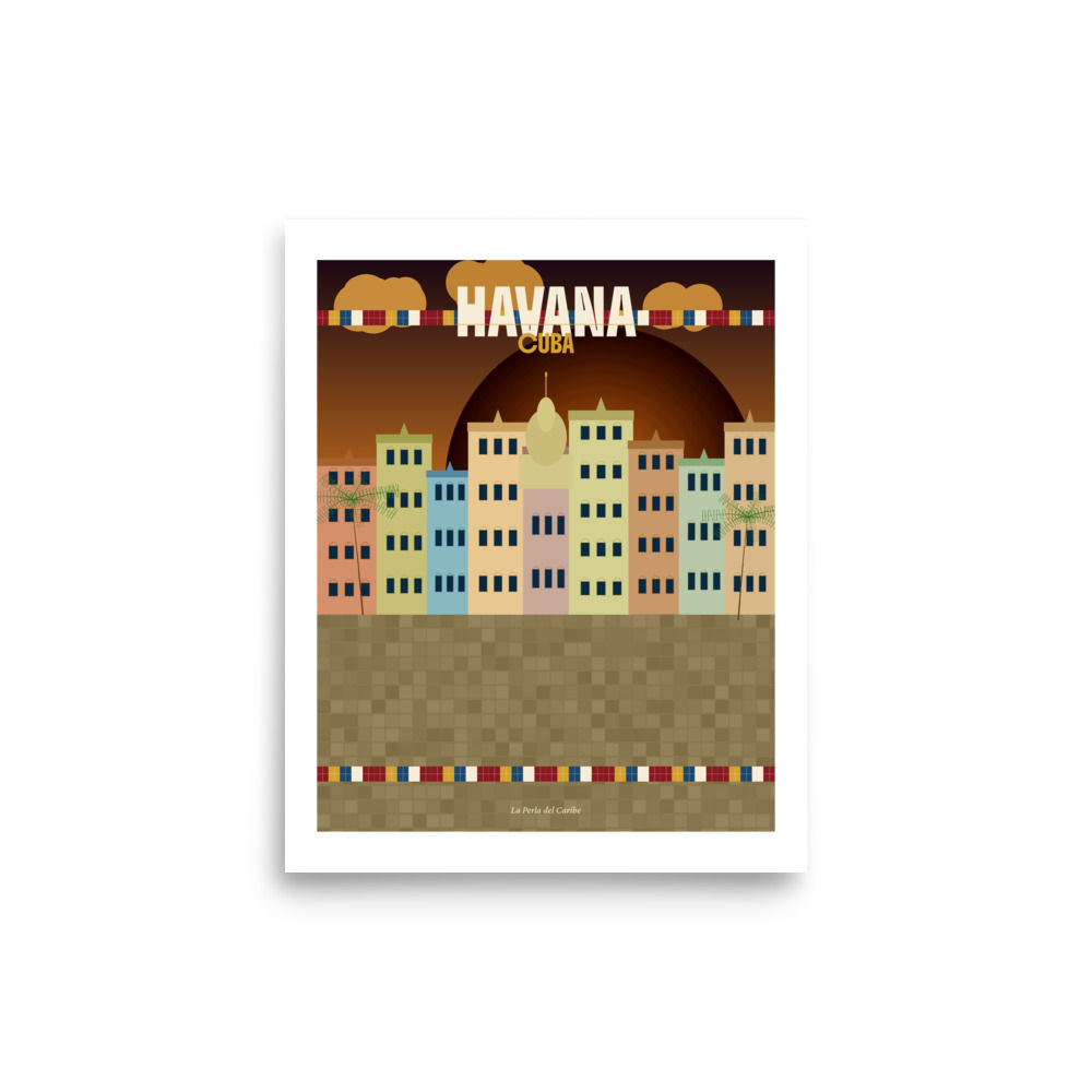 Havana — Original Latin Culture Art Print | Las Ciudades del Ritmo