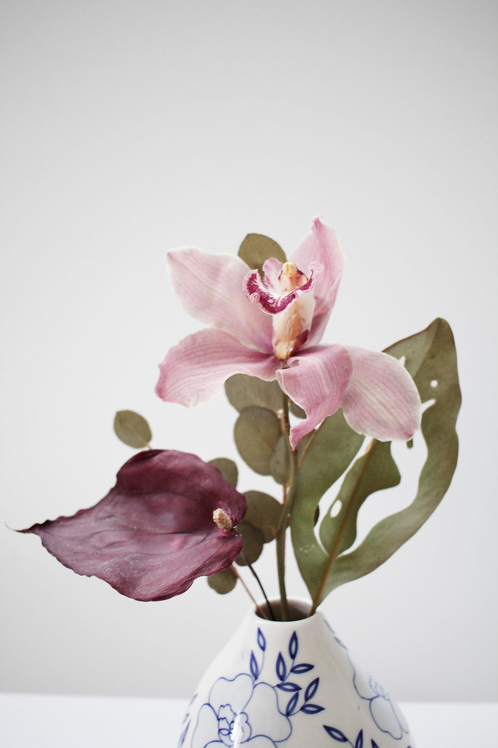 Thumbnail: Orchid + Anthurium Mini Arrangement