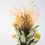 Thumbnail: All Yellow Pincushion Mini Bouquet