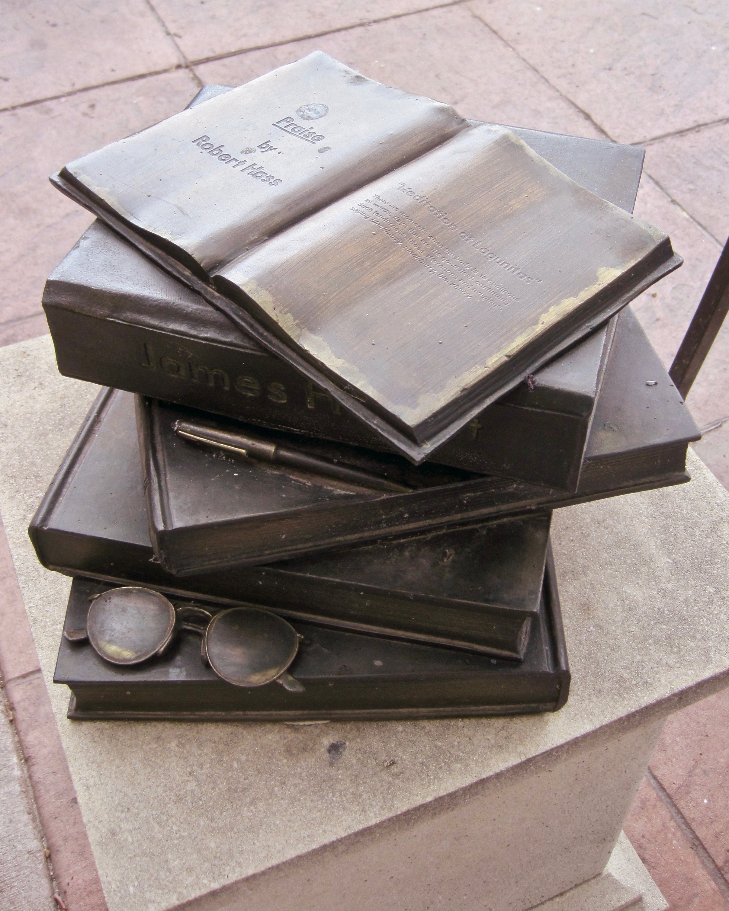 Sidewalk Book Stack