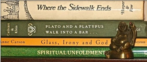 book spine poetry