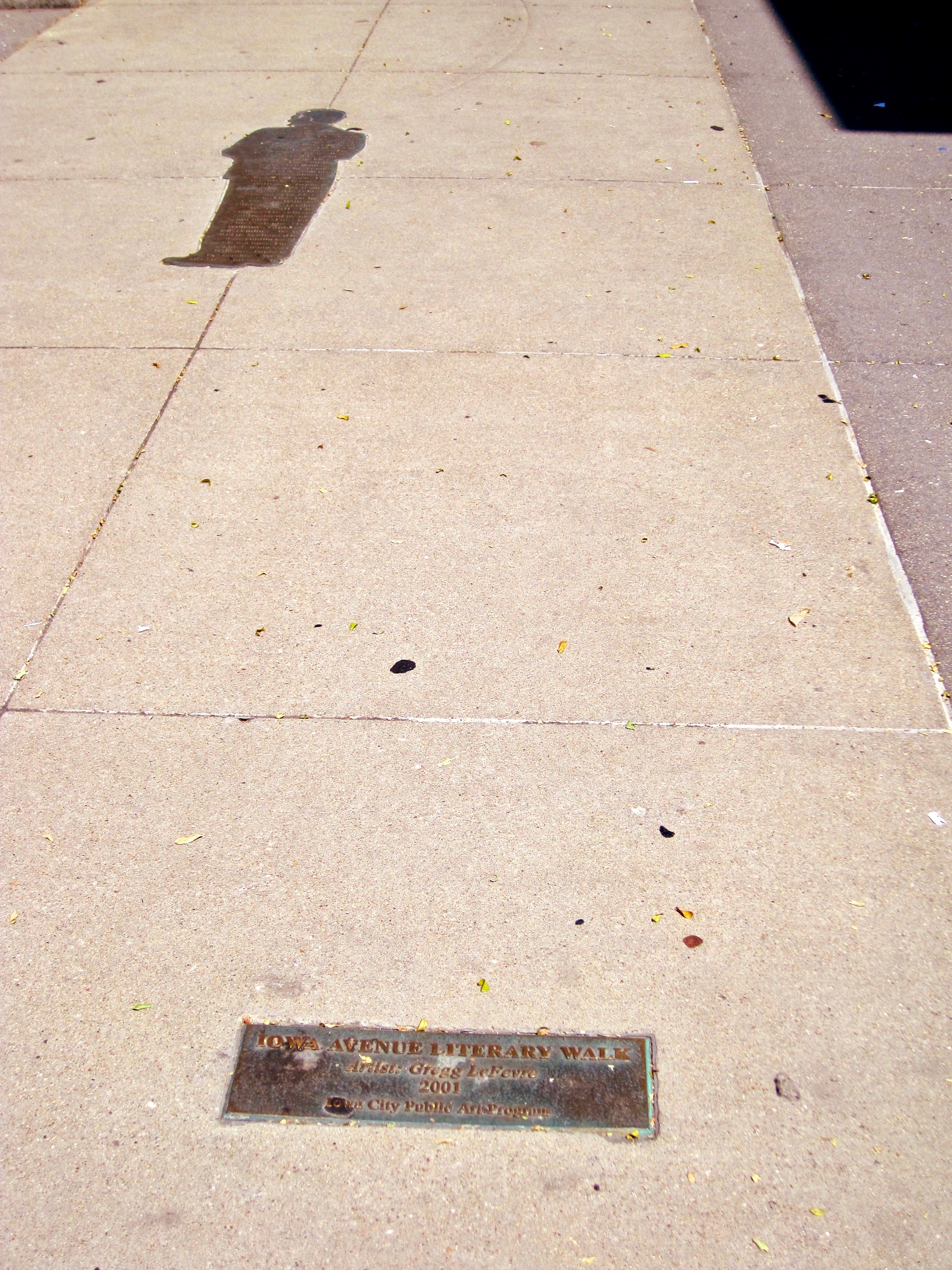 Iowa Avenue Literary Walk