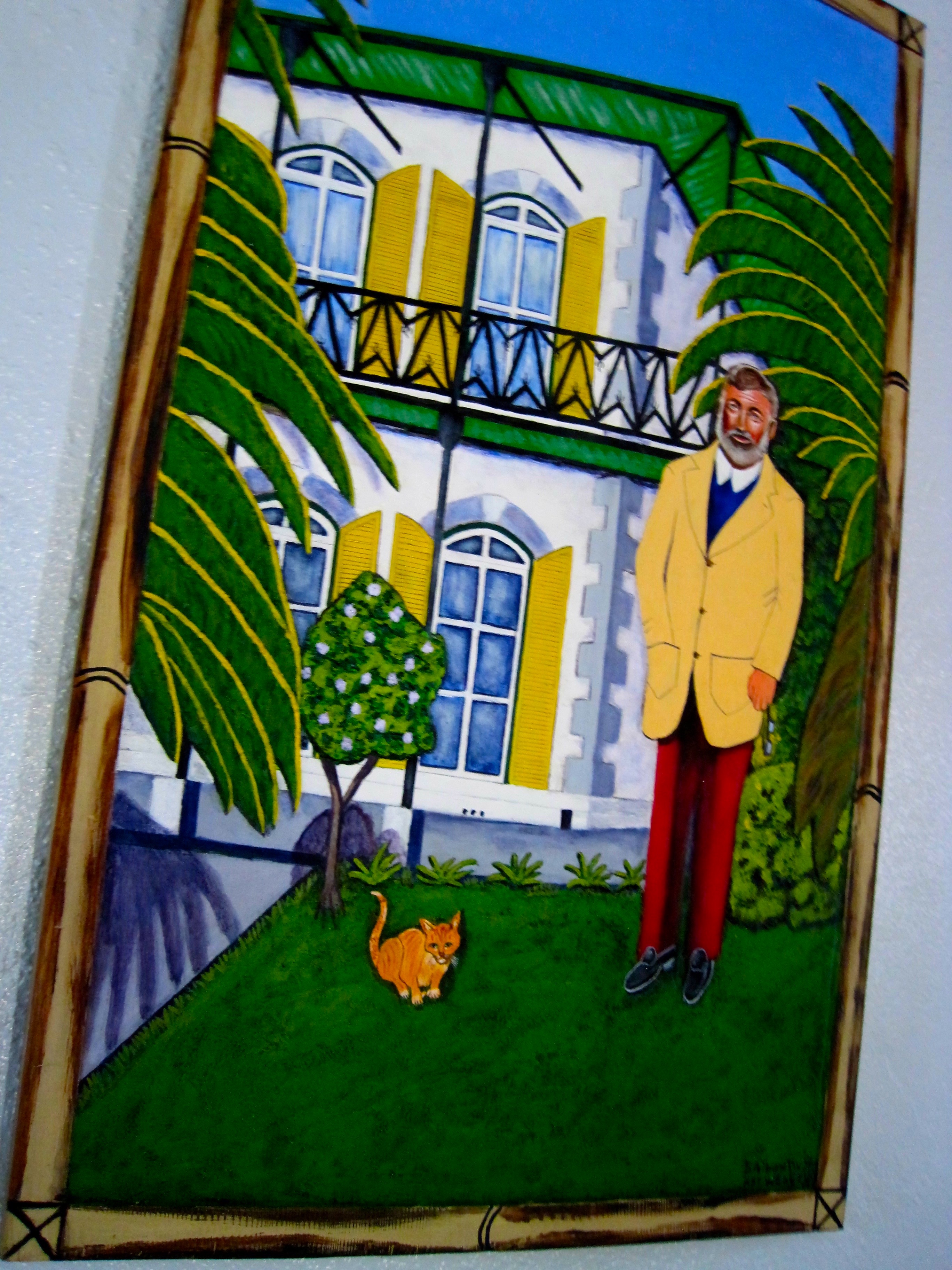 Portrait with Cat (in the studio)