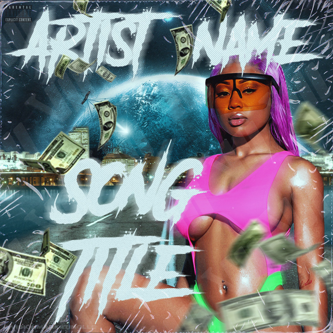 Premade Cover - Flashy in Space