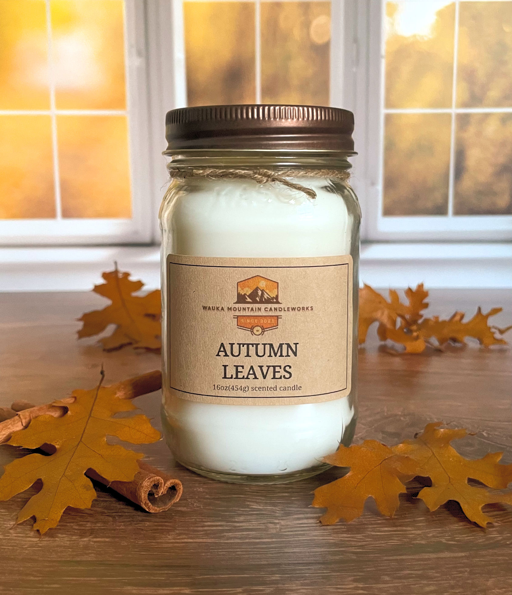 Autumn Leaves Candle