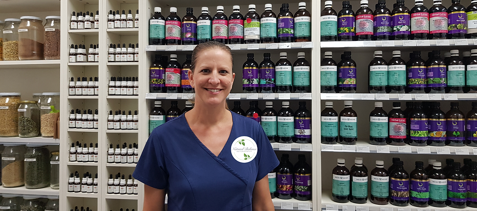 Monica from Natural Balance with her herbal medicine