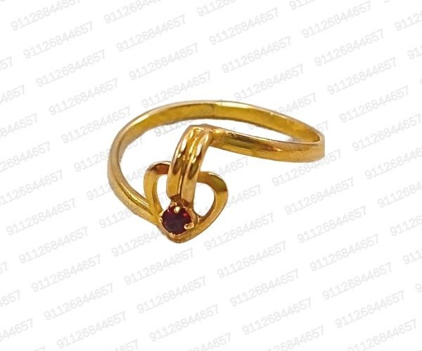 Miniatura: [13-5137] ANILLO CORAZON CON PIEDRA
