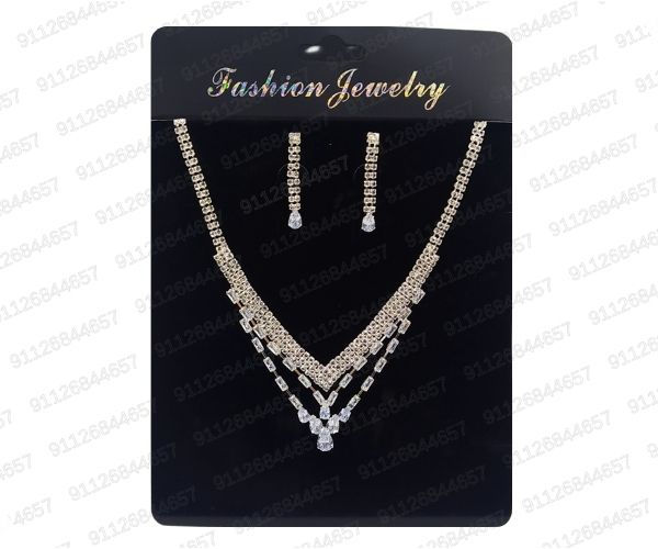 Miniatura: [CON-118-1088] CONJUNTO FIESTA COLL+AROS+ANILL STRASS/ZIRCON