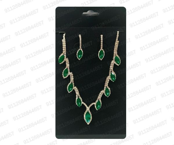 Miniatura: [CON-117-1136] CONJUNTO FIESTA COLLAR + AROS CON STRASS