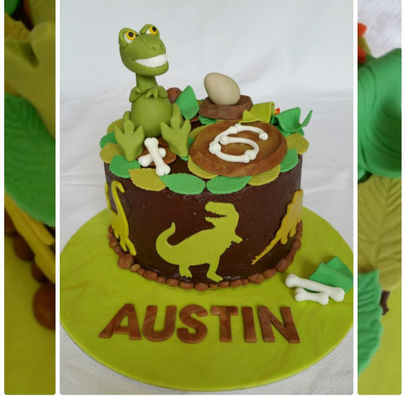 Dinosaur cake