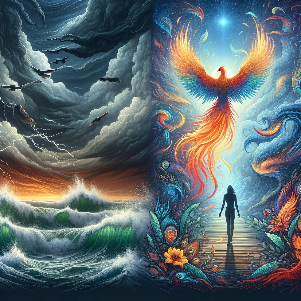 THE PHOENIX AWAKENING BOOK FROM PAIN TO HOPE