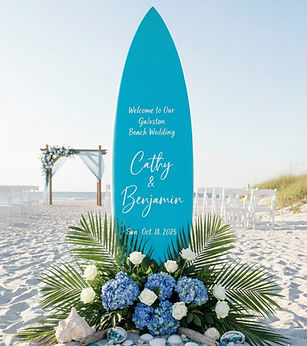 Luxury Event Signage Galveston