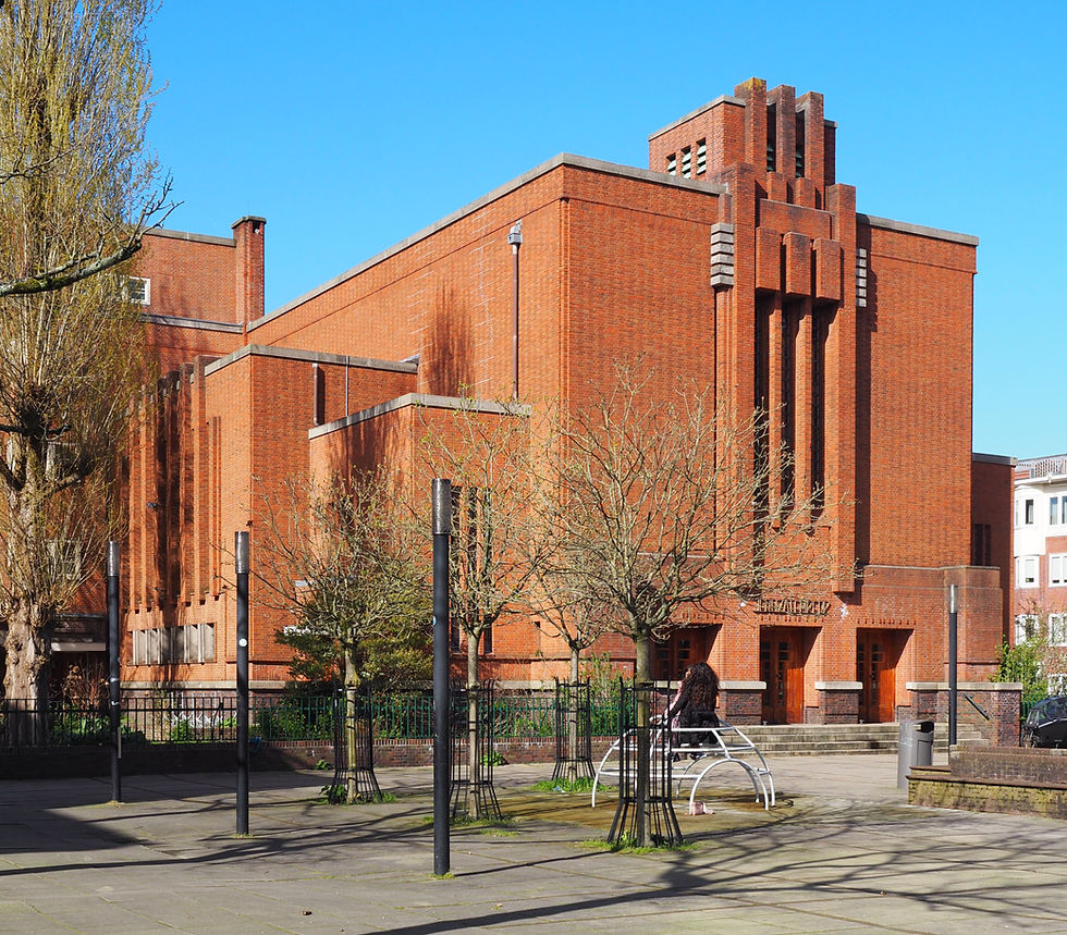 Het exterieur van de Jeruzalemkerk