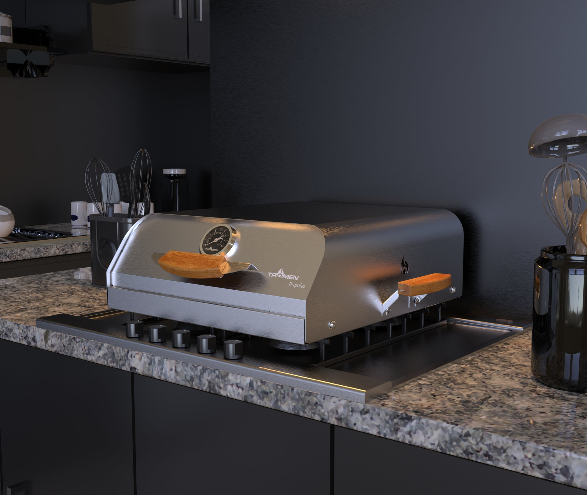 Horno Pizzero para Hornalla Napoles | K\u0026F