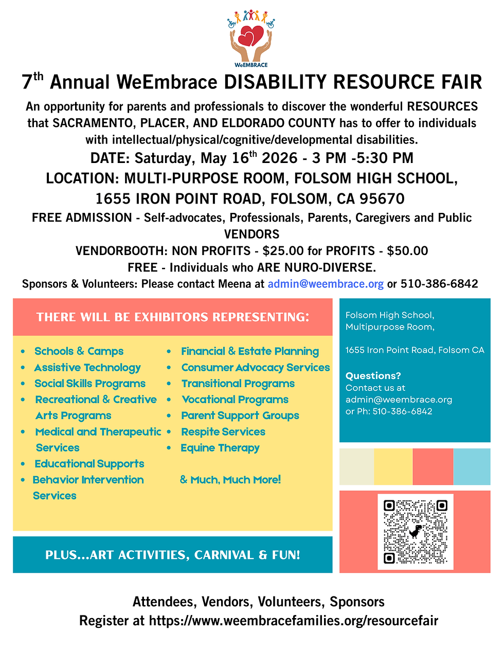 MAY 16  3 PM - Disability Resource Fair    