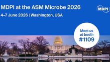 Meet MDPI at the ASM Microbe 2026, 4–7 June 2026, Washington, USA