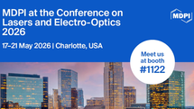 Meet MDPI at the Conference on Lasers and Electro-Optics (CLEO) 2026, 17–21 May 2026, Charlotte, USA
