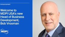 Driving MDPI’s US Expansion: Bob Vrooman Named Head of Business Development in MDPI US Office