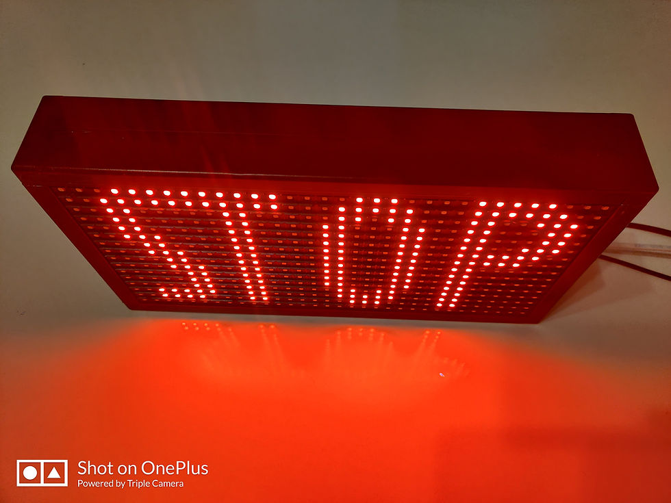 Миниатюра: Светофор светодиодный двухсекционный табло