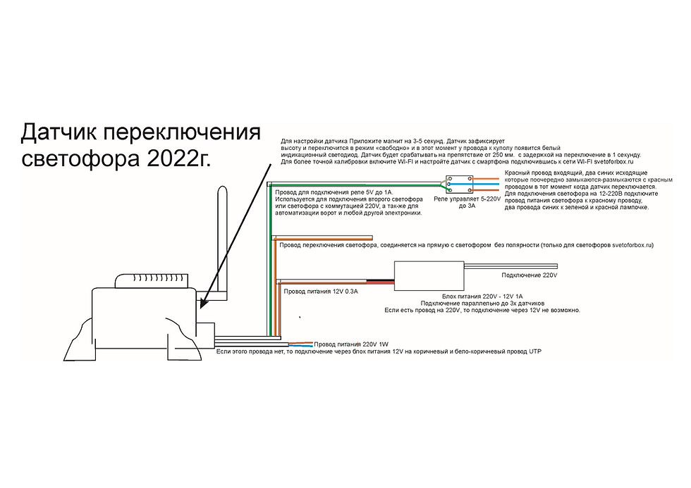 Миниатюра: Схема подключения датчика присутвия автомобиля