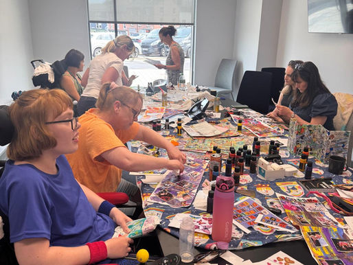 Express yourself! Memory collage art workshop