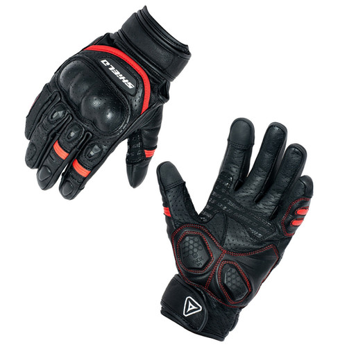 SHIELD FUR 2.0 Gloves (Black Red) | Shield Gears