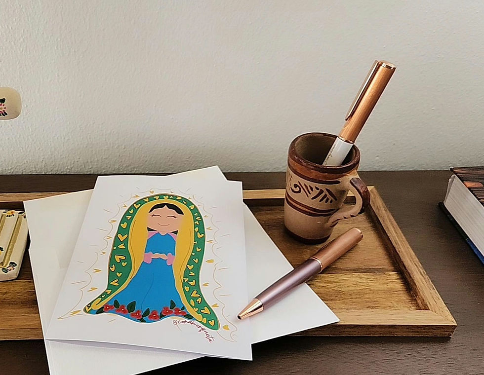 Thumbnail: Virgencita Hermosa Greeting Card