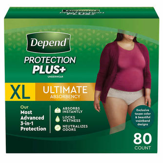 X large Depend 80 count.jpeg
