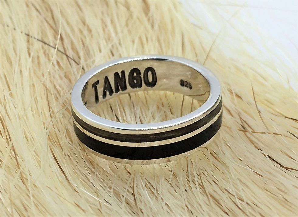 Thumbnail: Horse Hair Ring - 925 Solid Sterling Silver - Bespoke Ring - Made to your size -