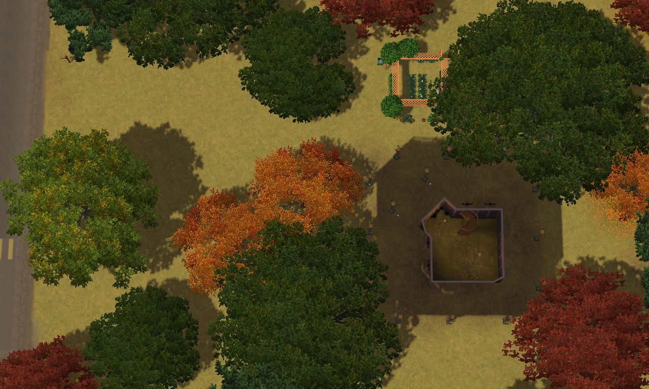 Overhead view - first floor