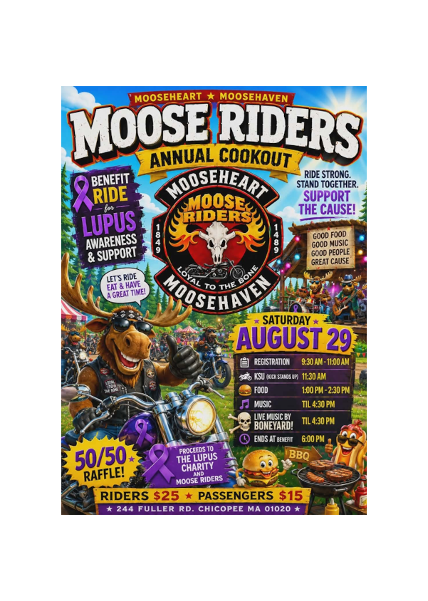 Moose Lodge Benefit for Lupus Awareness