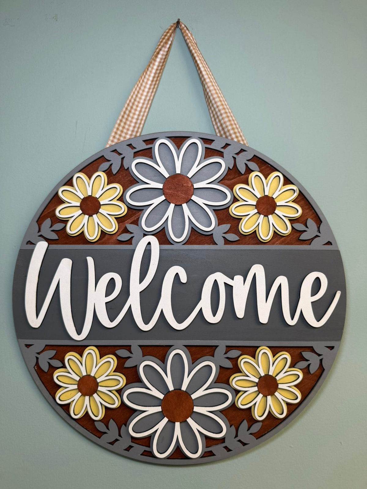 Welcome Sign - Flowers